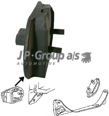 JP GROUP 8132400500 -  Подвеска, ступенчатая коробка передач